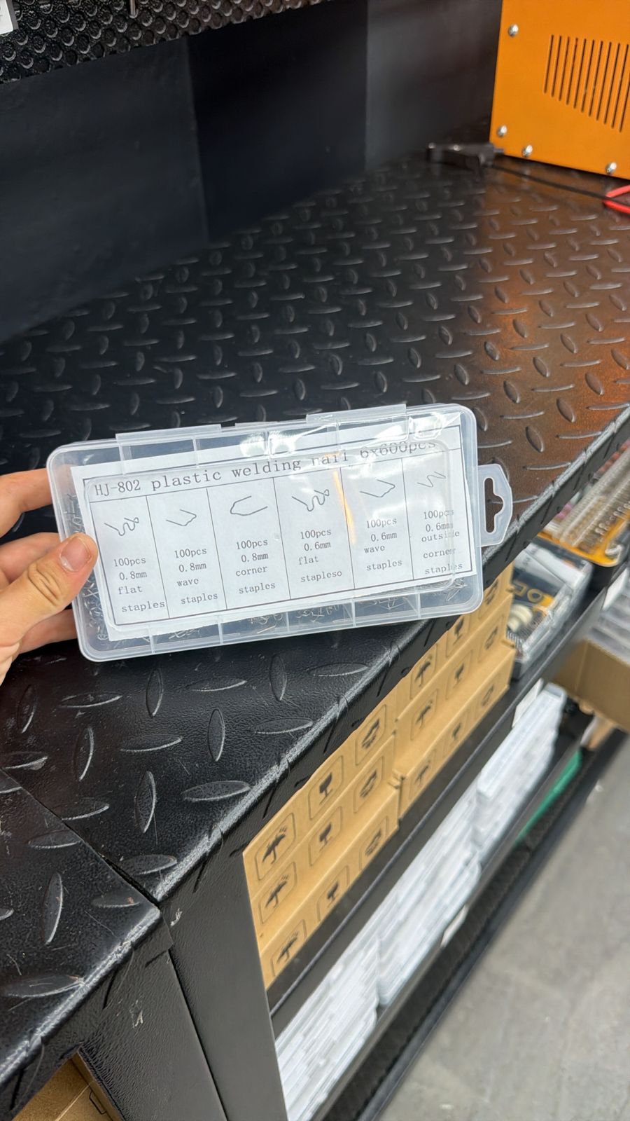 Kit de Grapas para Soldadura de Plástico